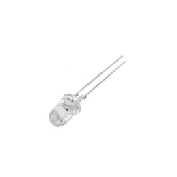 LED5mm bílá stud.15°