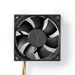 Vent.DCFAN8025BK 12VDC  NEDIS