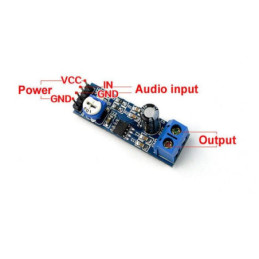 Modul zesil.0,3W s LM386