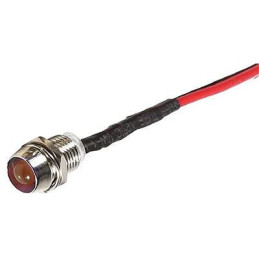 Kontrolka LED 12VDC s kabel.